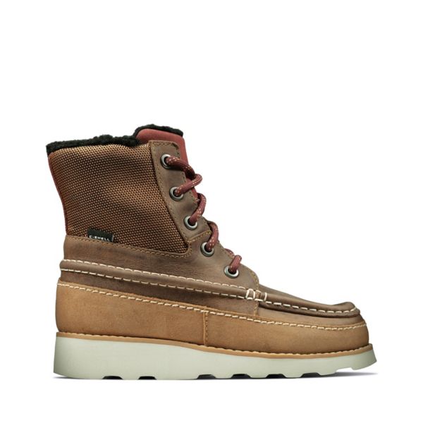 Clarks Boys Crown Spirit Kid Casual Shoes Brown | USA-437159